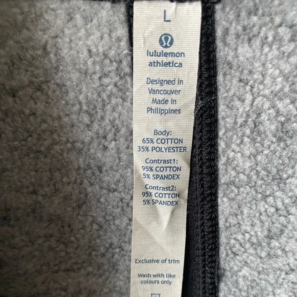 Lululemon Revolve Henley Cotton Fleece Athletic Outdoor Sweatshirt Men’s Large